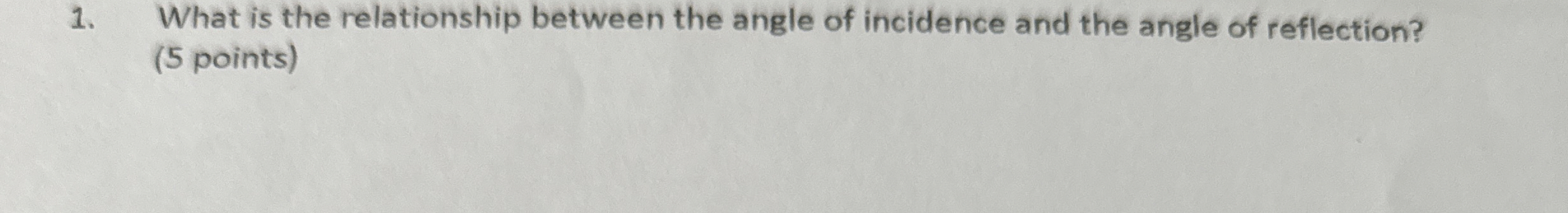 Solved What is the relationship between the angle of | Chegg.com