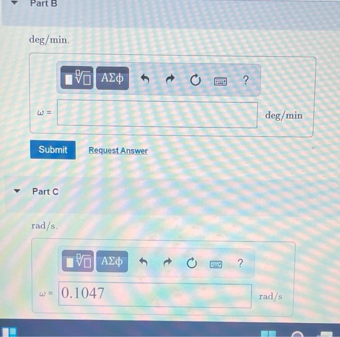 Solved Express the angular velocity of the second hand on a