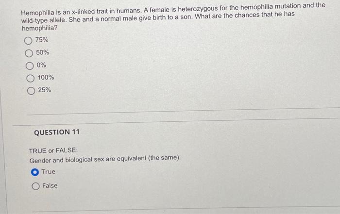 Solved Hemophilia is an x-linked trait in humans. A female | Chegg.com