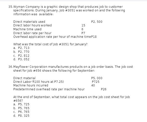 Solved Pomelo Company has two service departments fil and 2)