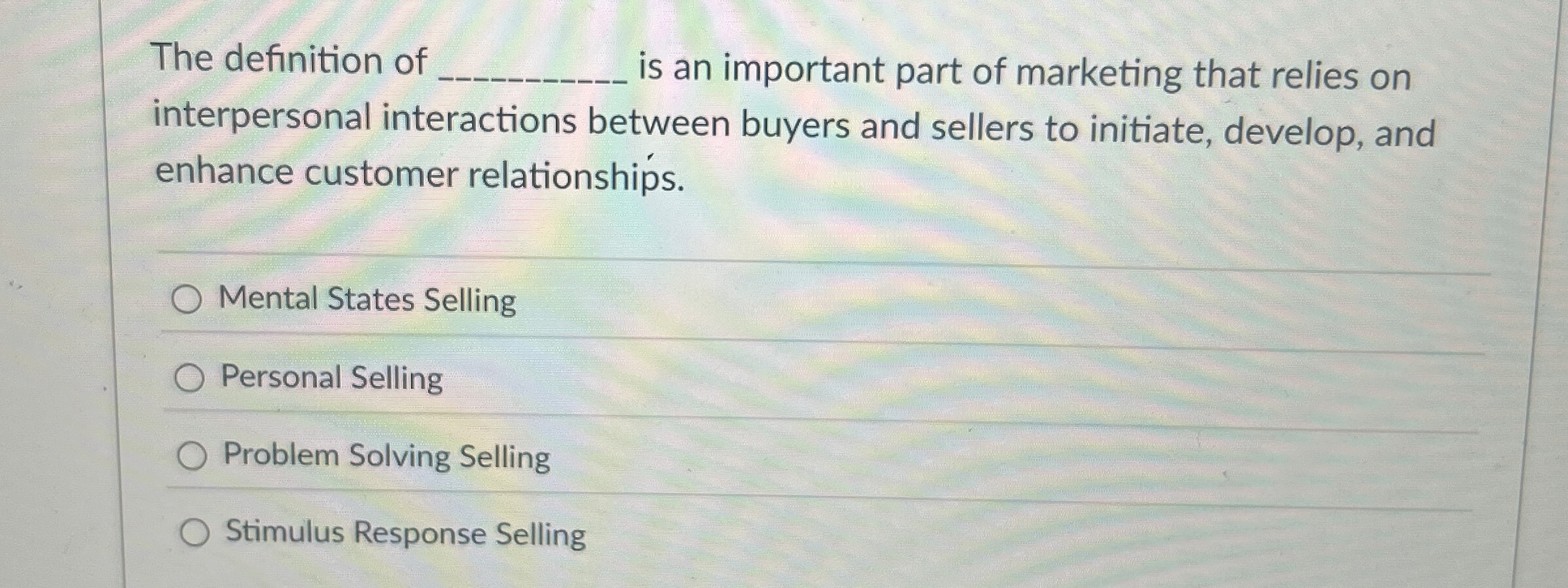 Solved The definition of ﻿is an important part of | Chegg.com
