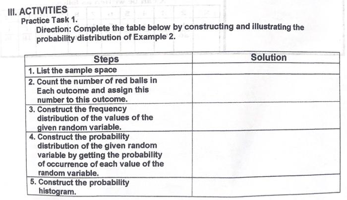 Solved Example 2 A basket contains 10 red balls and 4 white | Chegg.com