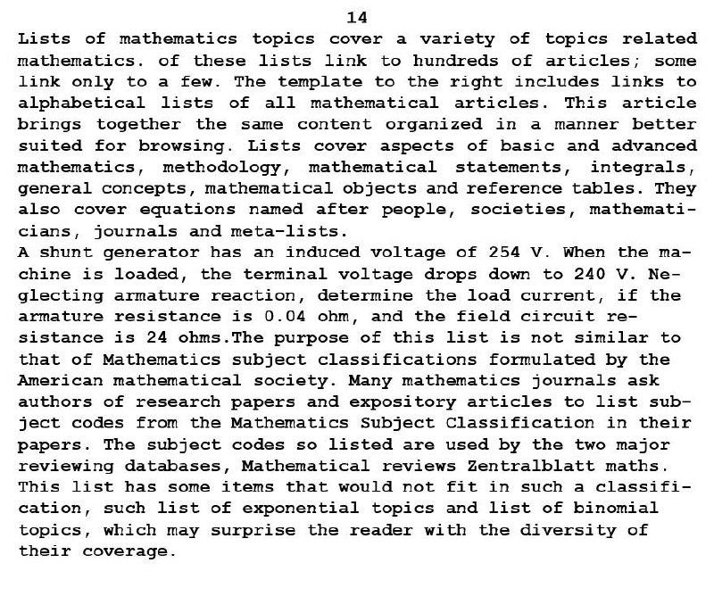 Submission Math Topic Questions Solved 14 Lists of mathematics topics cover a variety of | Chegg.com