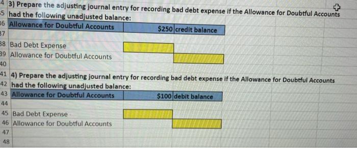 3) Prepare the adjusting journal entry for recording | Chegg.com