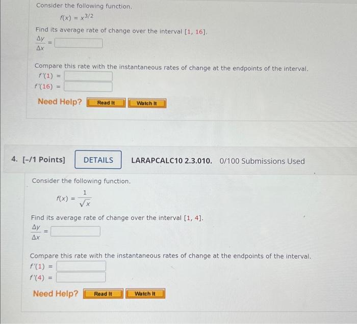 Solved Consider the following function. f(x)=x3/2 Find its | Chegg.com