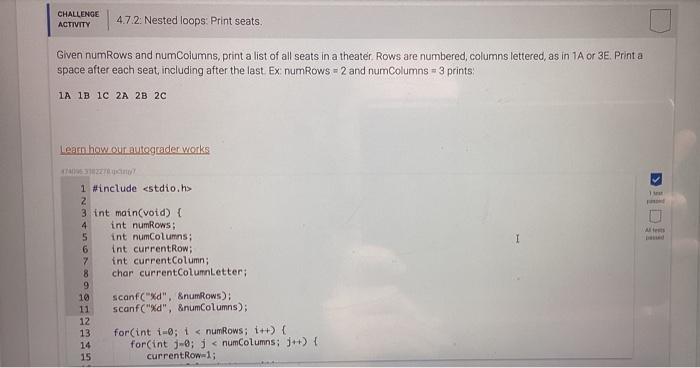 Solved C code, why isnt this working and how do I fix it? | Chegg.com