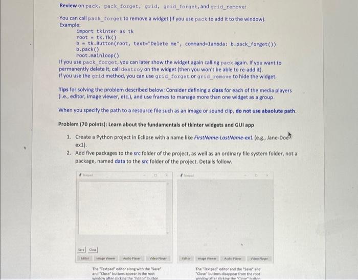 Review on pack, grid, and