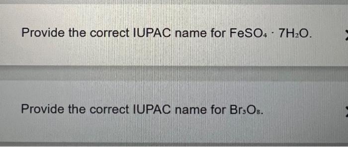 Solved Provide the correct IUPAC name for RuN Provide the | Chegg.com