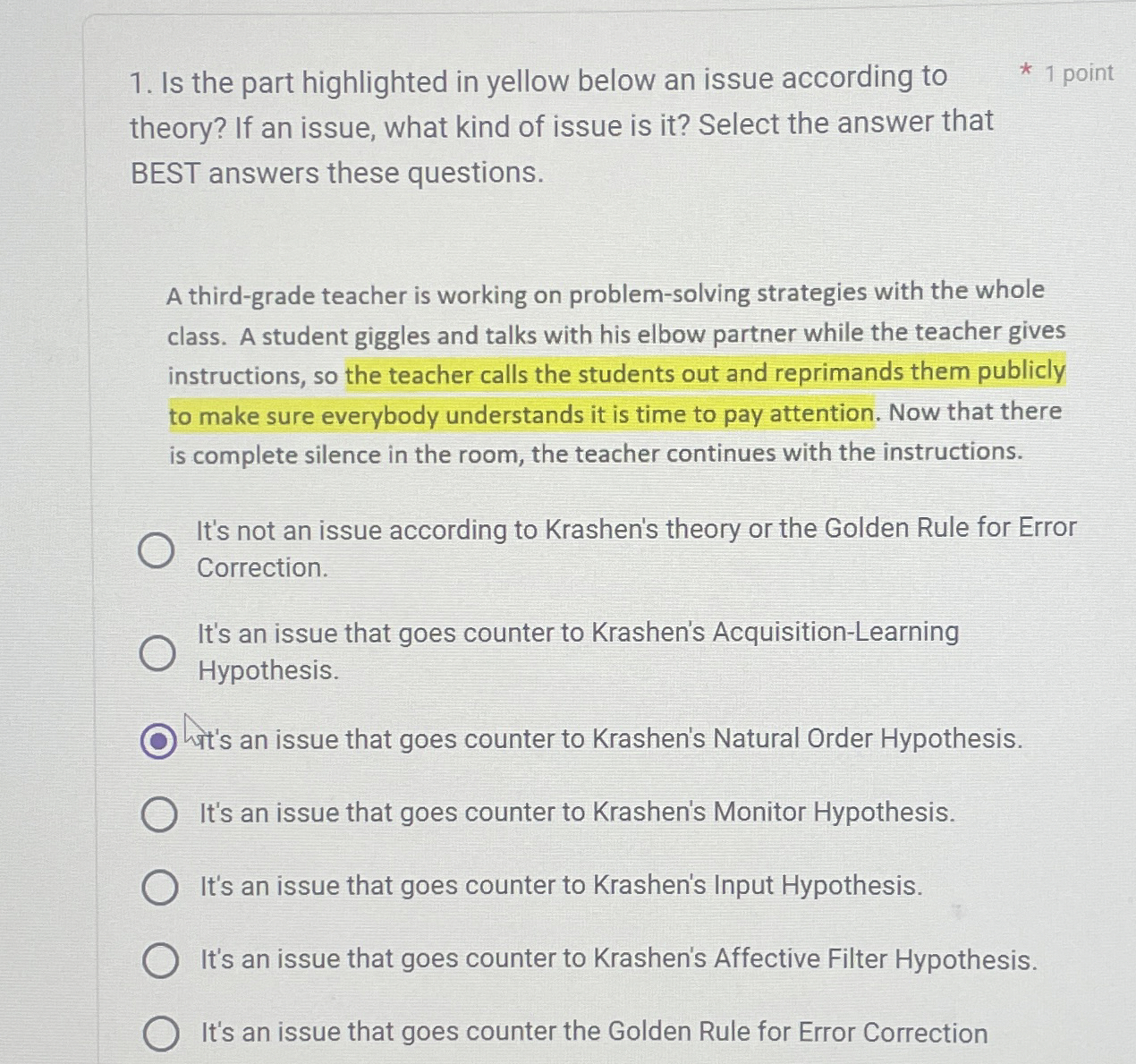 Solved Is the part highlighted in yellow below an issue | Chegg.com
