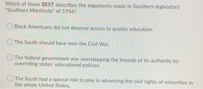 Some arguments regarding the Civil War as