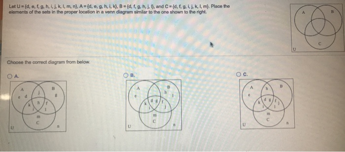 Solved Use A Venn Diagram To Shade The Set B N A Use The Chegg Com