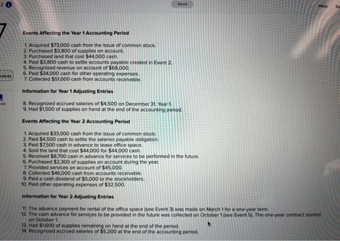 Solved please answer the accounting equation for the all | Chegg.com