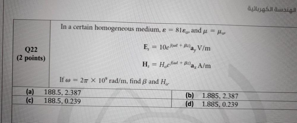 solved-in-a-certain-homogeneous-medium-chegg