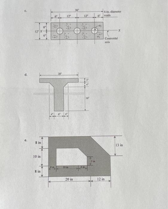 Solved please determine the moment of inertia (Ix and Iy) | Chegg.com