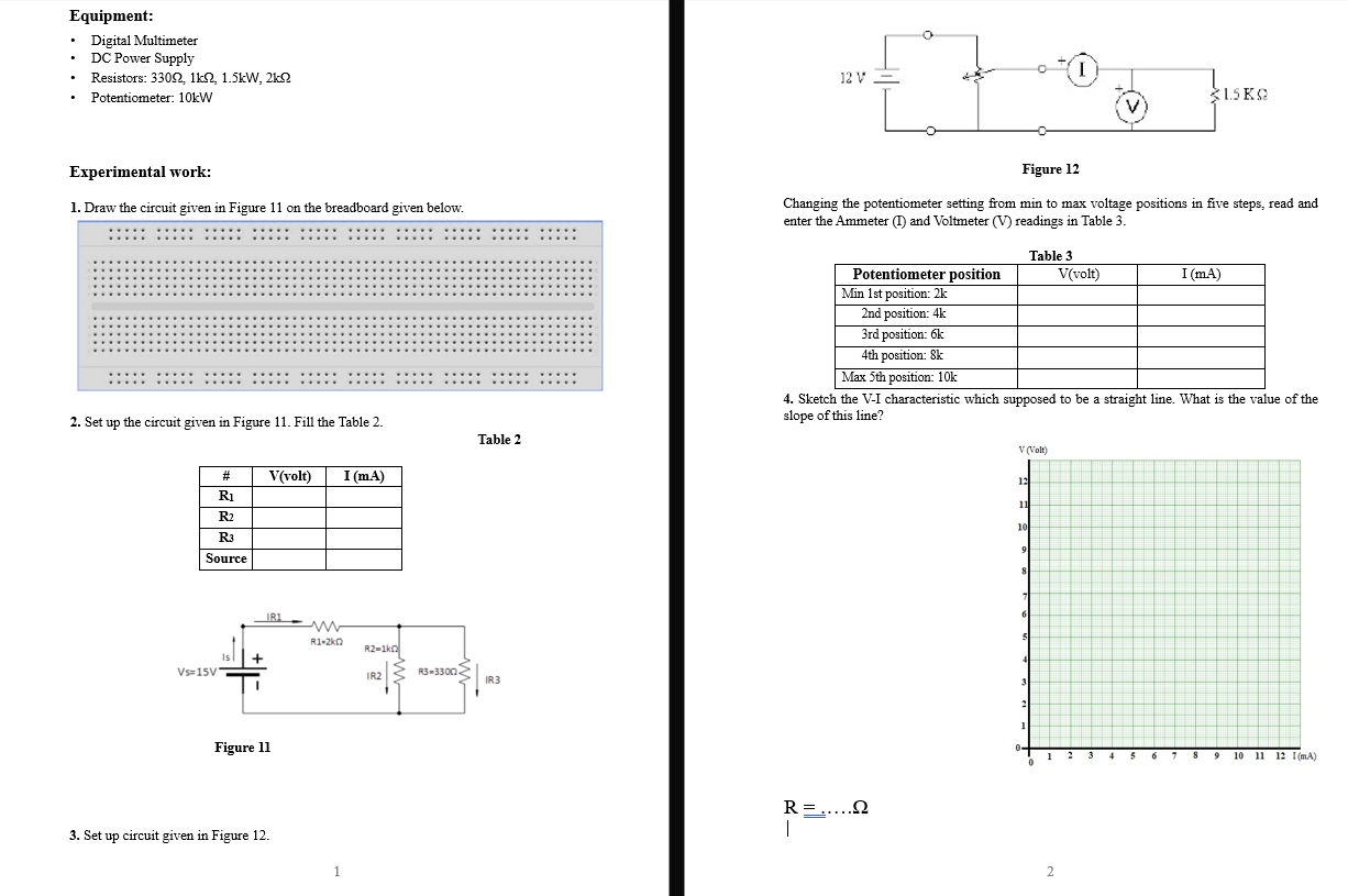 Solved INTRODUCTION TO LABORATORY INSTRUMENTSFirst use