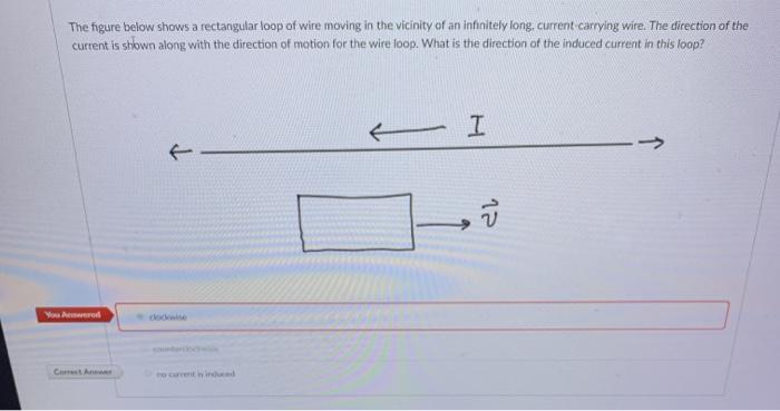 Solved The figure below shows a rectangular loop of wire | Chegg.com