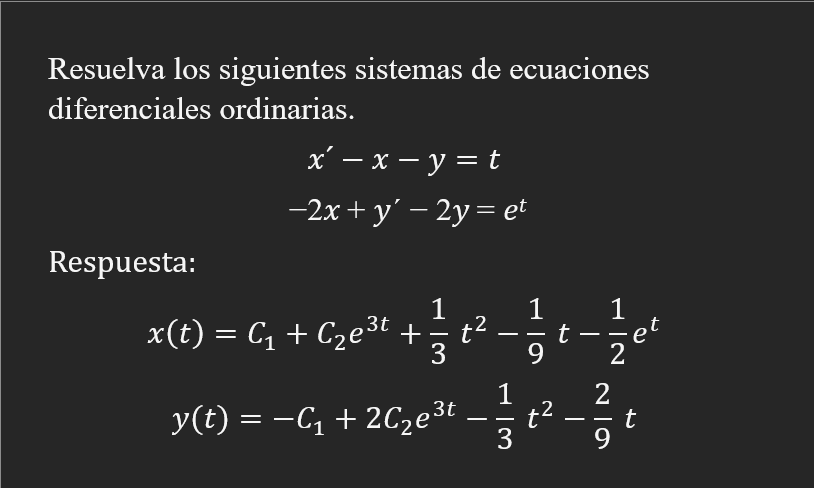 Solved Resuelva Los Siguientes Sistemas De | Chegg.com