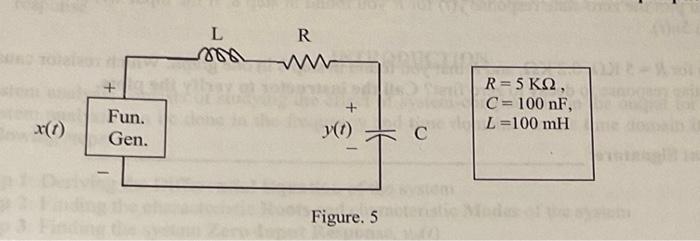 Solved For the electrical system shown in Figure. 5 in the | Chegg.com