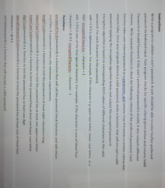 Solved please help me make a python code for this program | Chegg.com