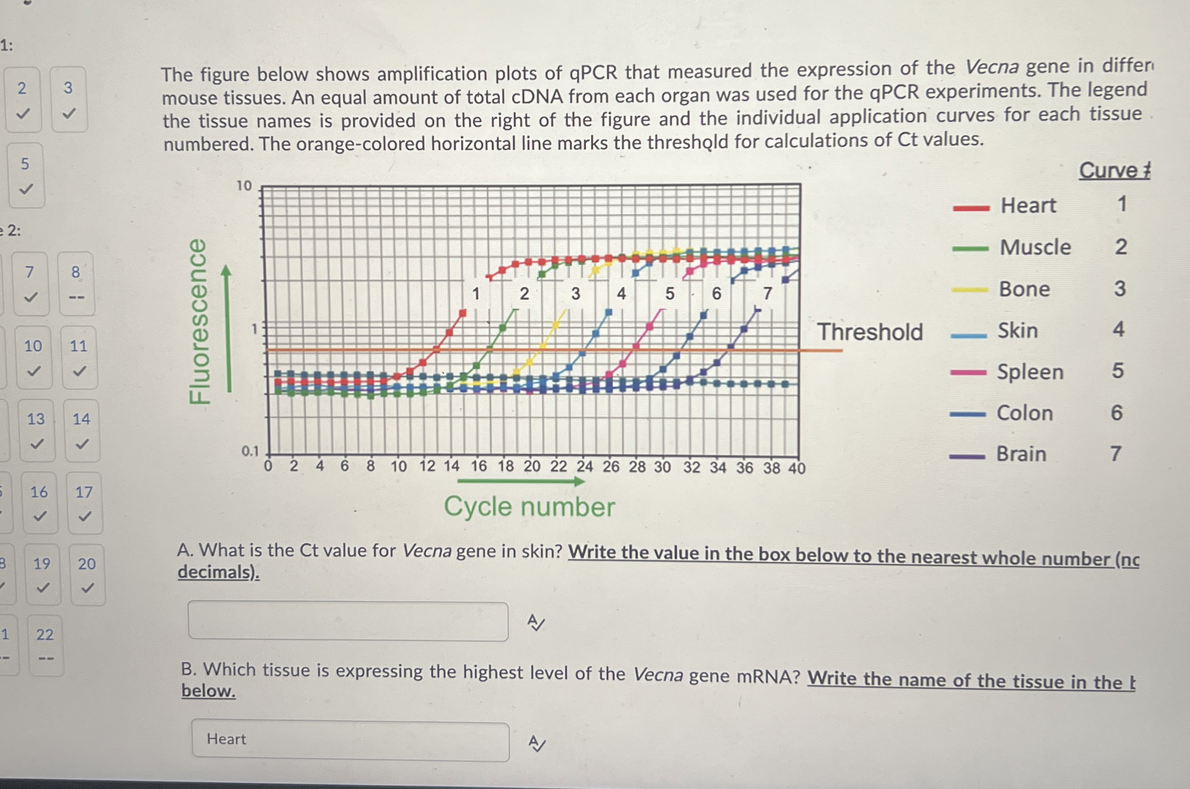 Solved The figure below shows amplification plots of qPCR | Chegg.com
