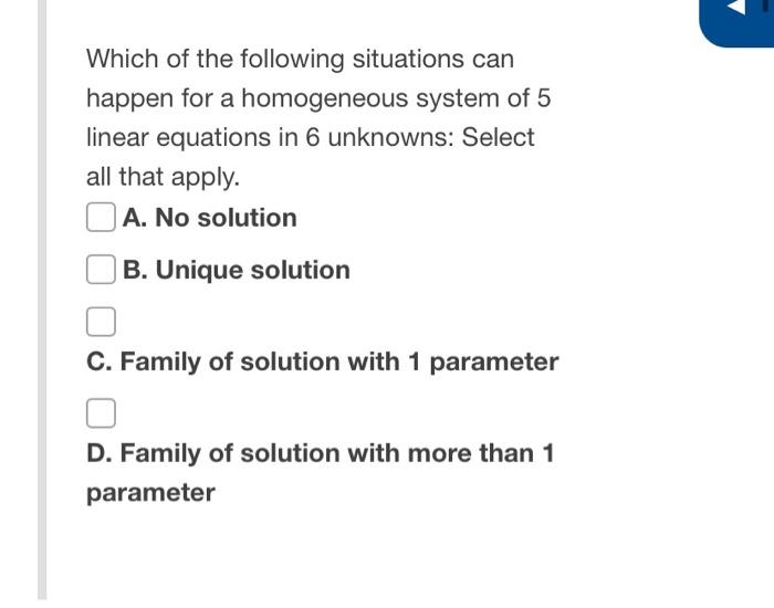 Solved Which of the following situations can happen for a | Chegg.com