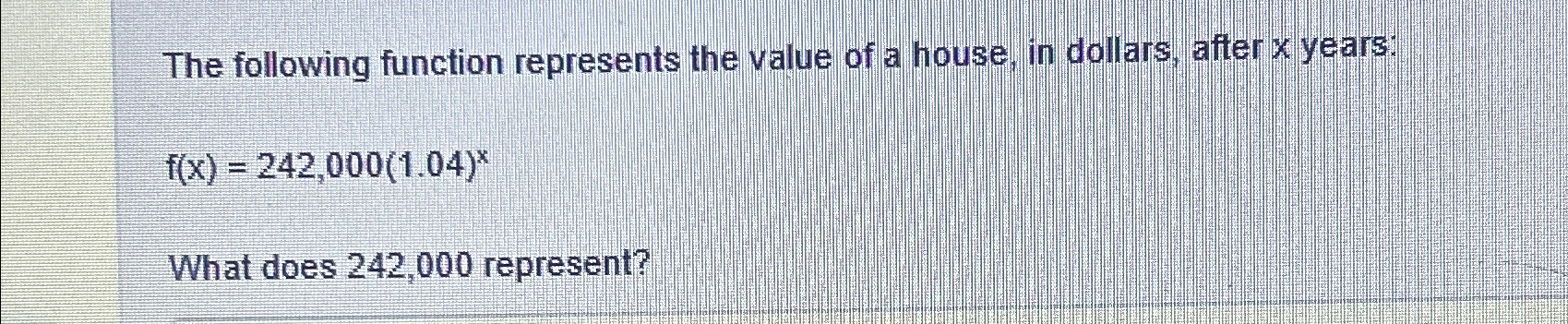 solved-the-following-function-represents-the-value-of-a-chegg