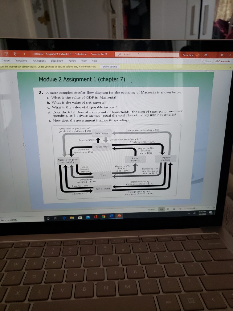B Module 2 - Assignment 1 (chapter 7) - Protected | Chegg.com