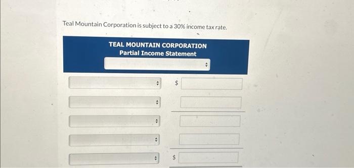 Solved Prepare a partial income statement, beginning with | Chegg.com