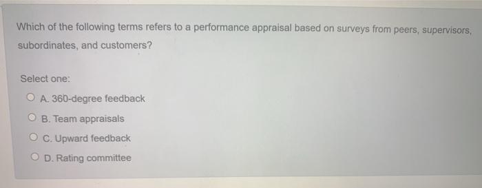 solved-which-of-the-following-terms-refers-to-a-performance-chegg