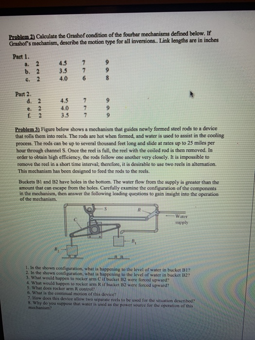 Solved Problem 2 Calculate the Grashof condition of the | Chegg.com