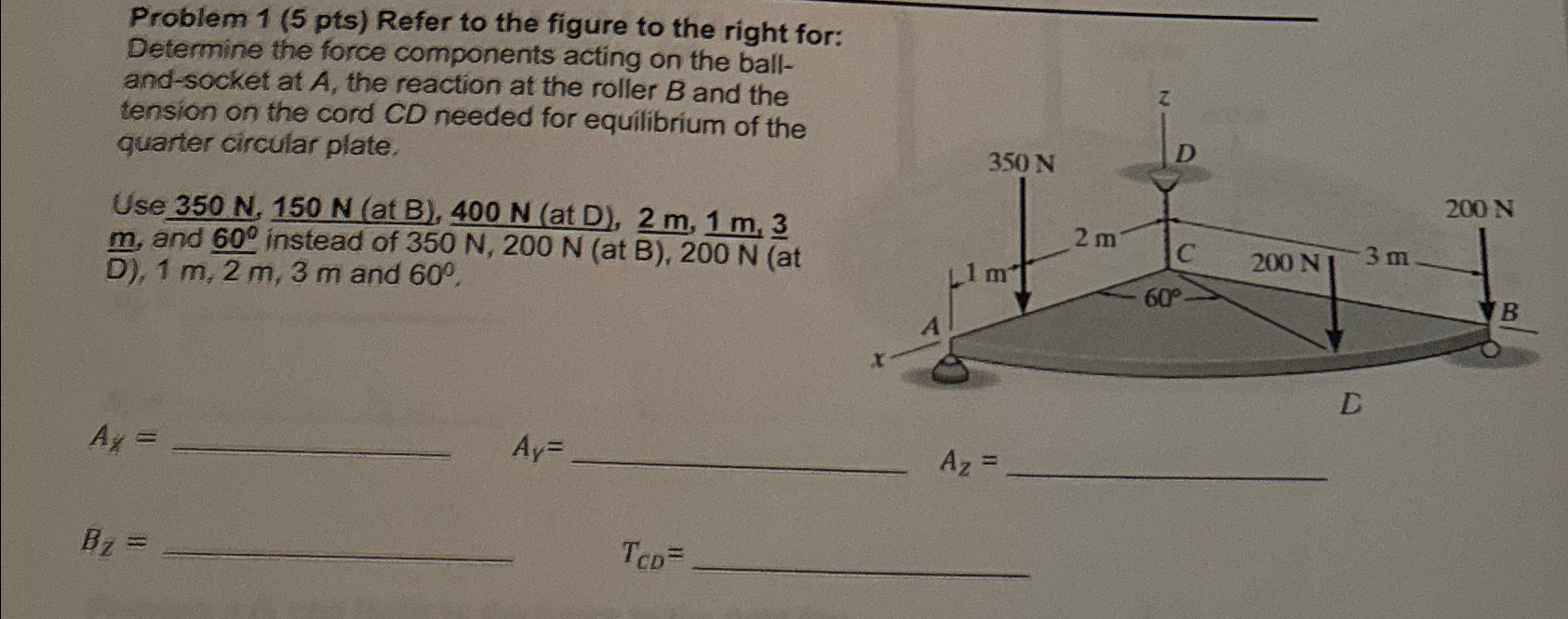 Solved Problem 1 ( 5 ﻿pts) ﻿Refer to the figure to the right | Chegg.com