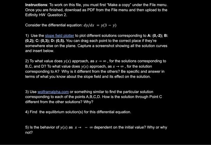 Solved Instructions: To work on this file, you must first | Chegg.com
