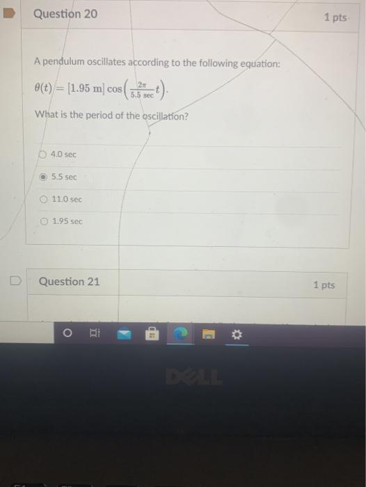 Solved Question 19 1 pts The mass of a space shuttle is | Chegg.com