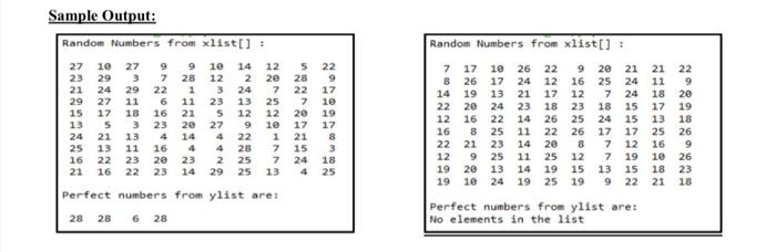 Solved Perfect number means, the sum of the divisors or | Chegg.com
