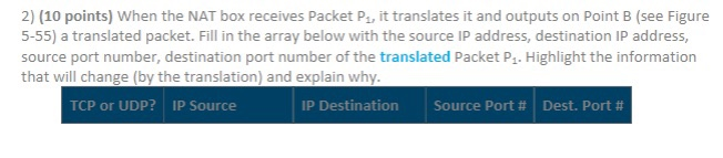 First let us define a flow: two packets belong to the | Chegg.com