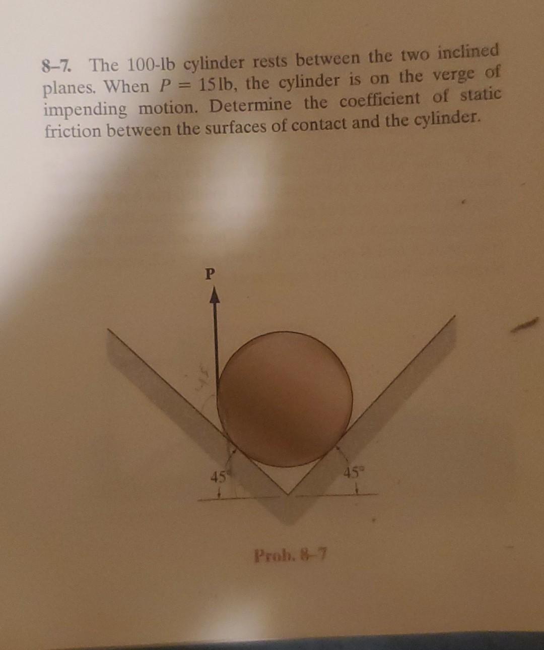 solved-8-7-the-100-1b-cylinder-rests-between-the-two-chegg