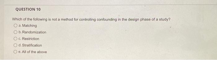 Solved QUESTION 10 Which of the following is not a method | Chegg.com