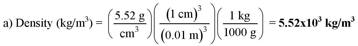 Solved The Average Density Of Earth Is 5 52 G Cm3 What Is Its De Chegg 