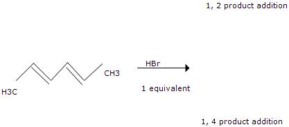 Solved 1. Draw the addition products formed when one | Chegg.com