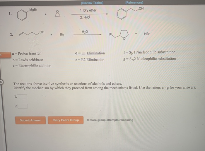 Solved Review Topics References 1 Toh Hbr Oh Nah O Chegg Com