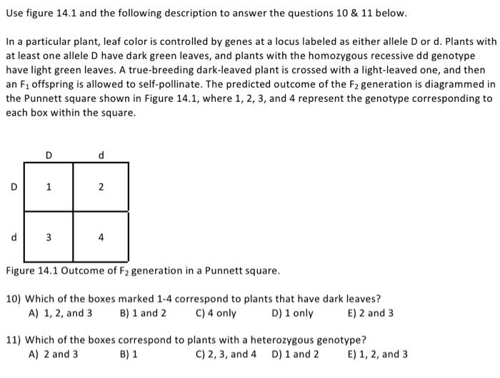 Solved Use figure 14.1 and the following description to | Chegg.com