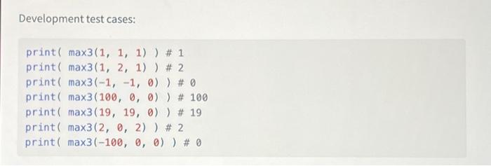 Solved Write a function that does the following: 1. Its name | Chegg.com