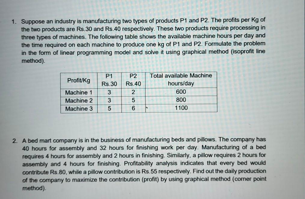 solved-1-suppose-an-industry-is-manufacturing-two-types-of-chegg