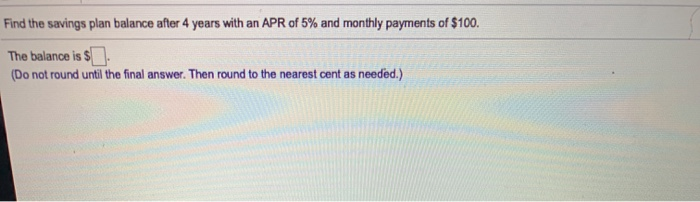 How To Find The Savings Plan Balance