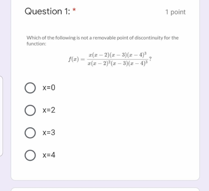 Solved Question 1: * 1 point Which of the following is not a | Chegg.com
