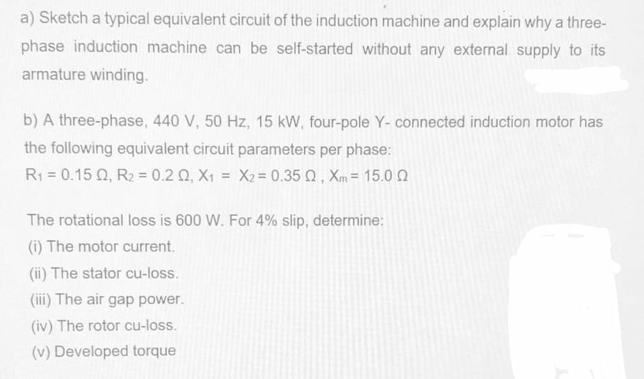 Solved a) Sketch a typical equivalent circuit of the | Chegg.com