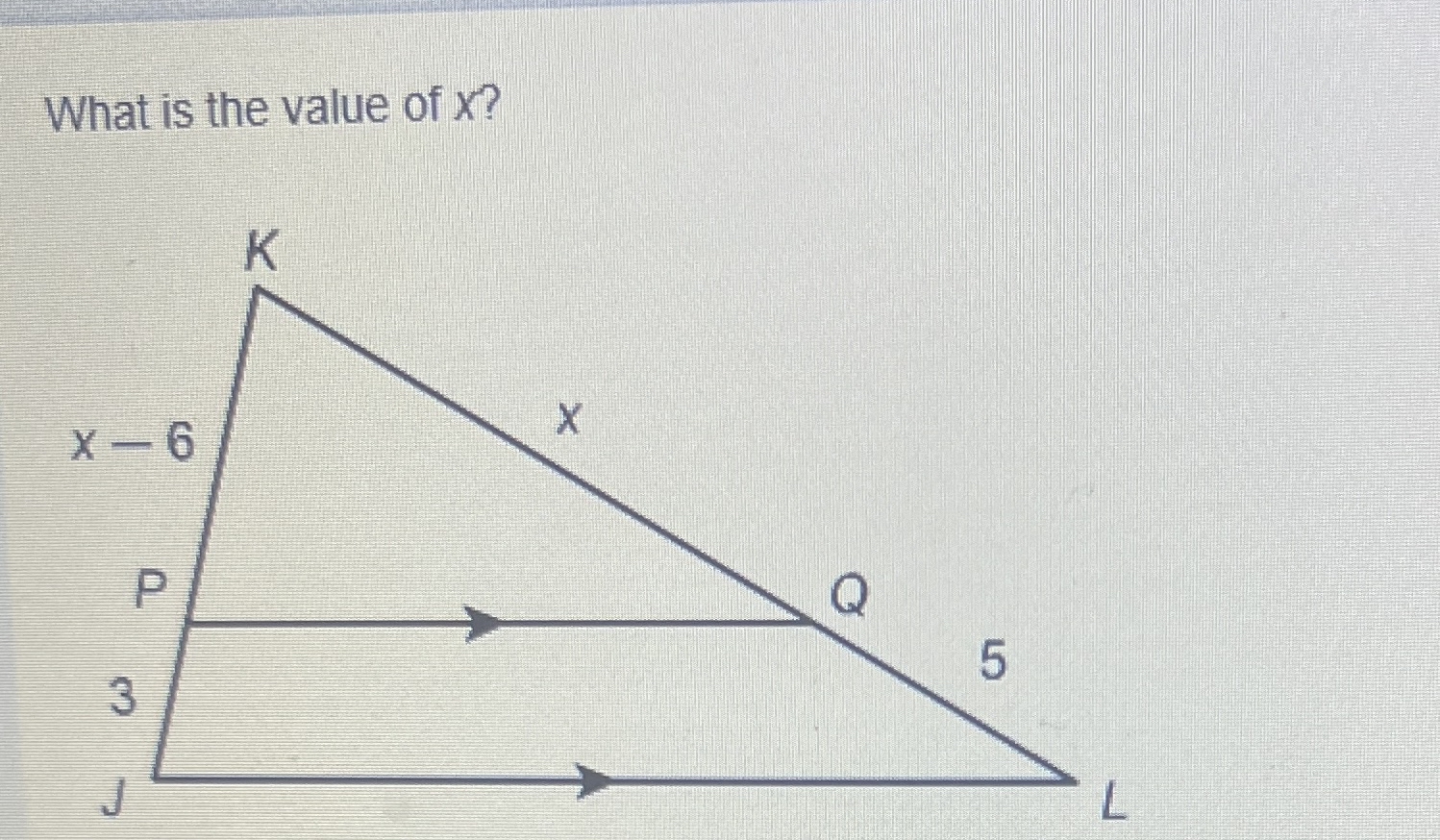 Solved What is the value of x ? | Chegg.com