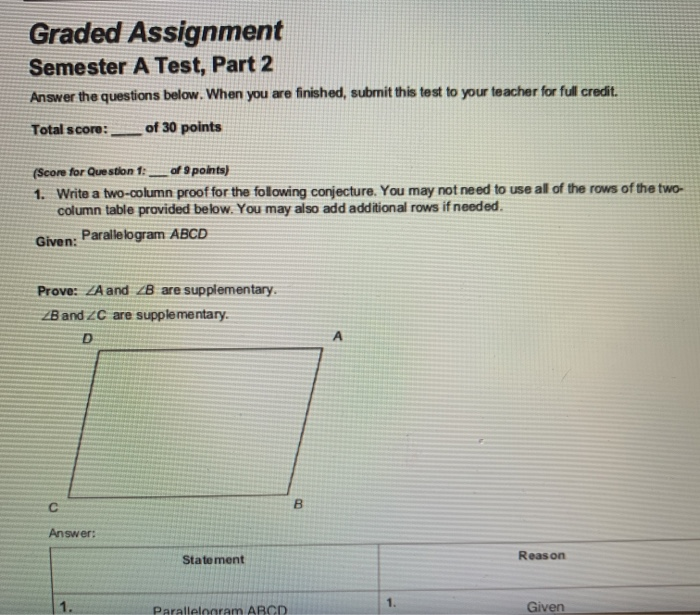 graded assignment semester test part 2