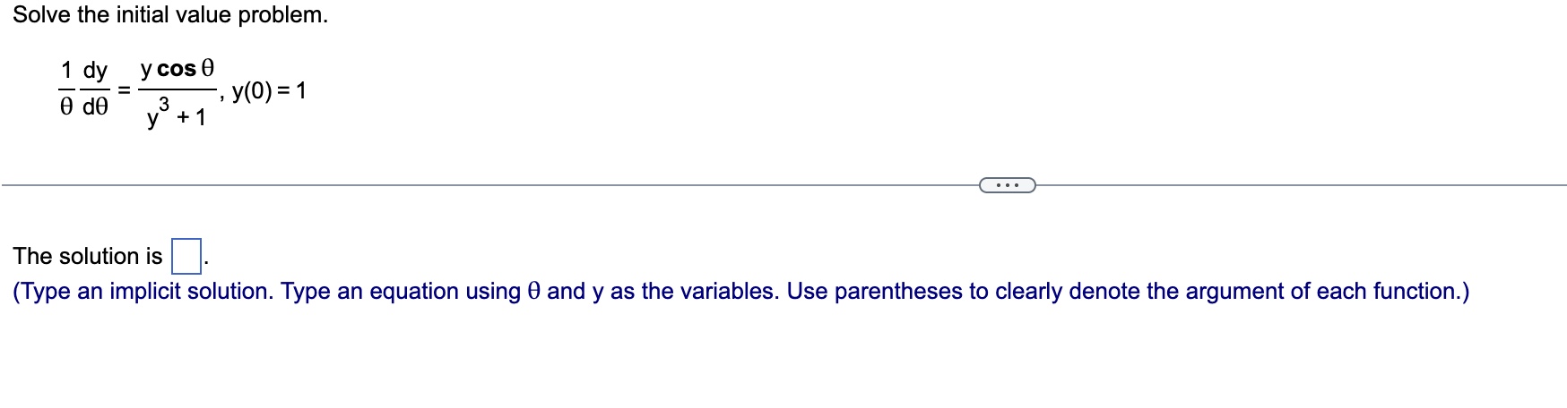 Solved Solve the initial value | Chegg.com