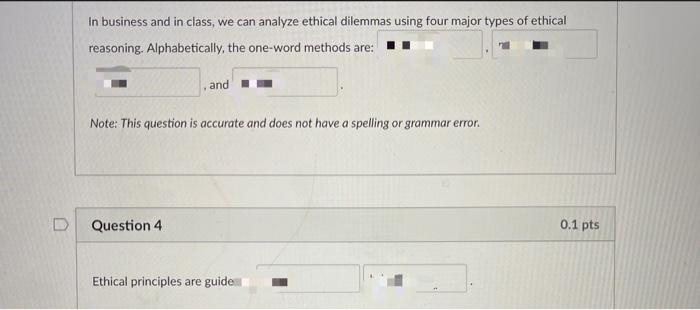 Solved For a proper ethical analysis in business, a | Chegg.com